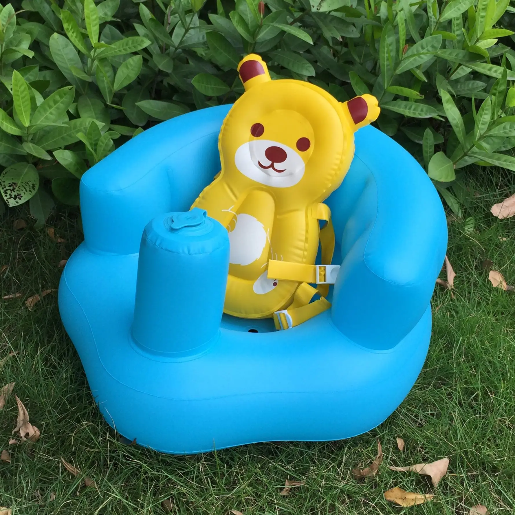 Голубая основа-детский надувной диван детский обеденный стул детский стул для душа надувная игрушка