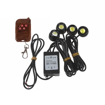 

Bulbs Angel Eye Lights Set Car Parts Lamp Strobe Flash White DC12V 6500K