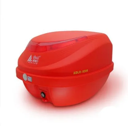 Коробка для мотоцикла 8306 Электрический багажник Большой универсальный ящик для хранения педалей CD50 Q02 G - Цвет: red