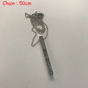 

4 Sides Vertical Bar Necklace Can Custom Any Languages And Any Words Jewelry For Friends Gift Personalized Bar Necklace
