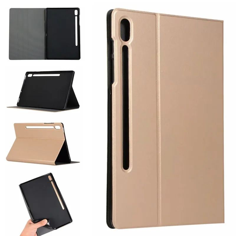 

Fundas Capa For Samsung Galaxy Tab S6 10.5" SM-T860 SM-T865 Cover Case _ Ultra Slim&2-Folded&Soft Back Shell&Smart Awake-Sleep