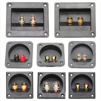 

2-Way Banana jack and plugs home Car Stereo Screw Cup Connectors Subwoofer Plugs Speaker Box Terminal Binding Post