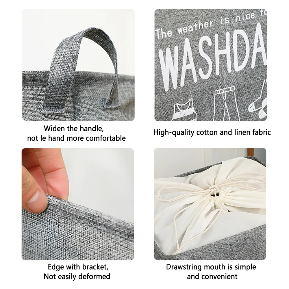 Foldable Clothing Laundry Basket bag Large Capacity Clothes Storage Bin Children Toys Organizer Sundries Storage bag Waterproof