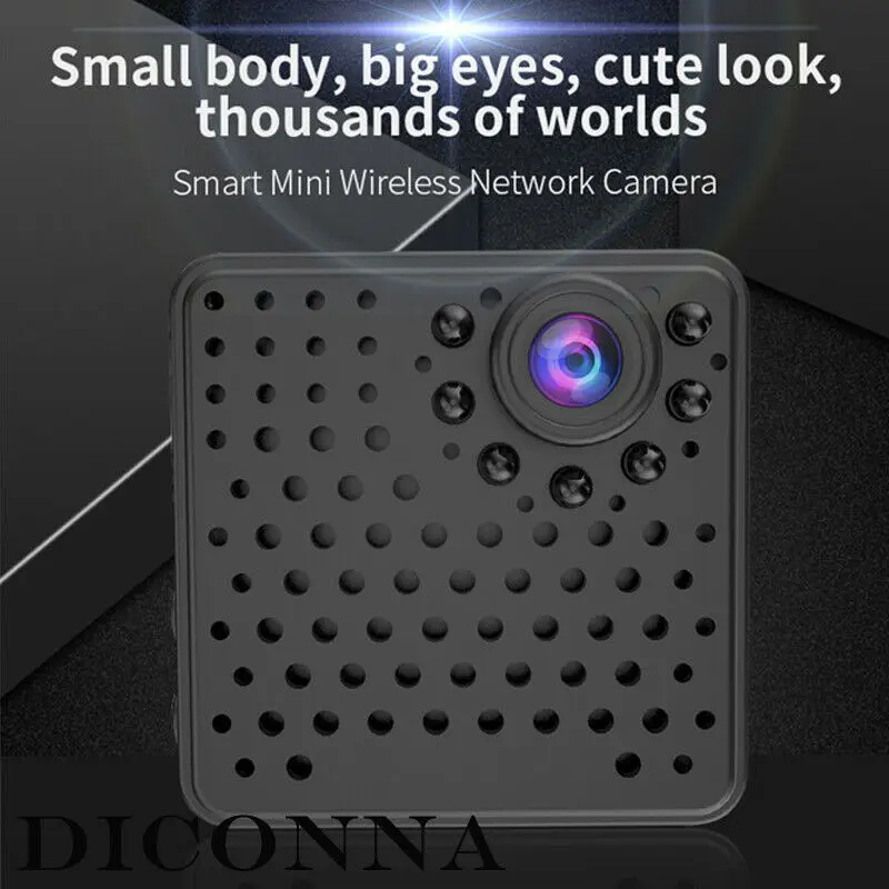 

Q19 Mini Camera Wireless WIFI IP Camera Home Security Camcorder 64G TF Card 1080P HD Night Vision Mobile Phone APP Control