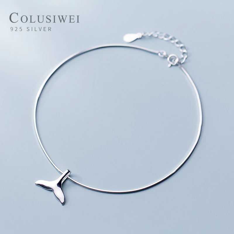 bamoer Ocean Mermaid Bracelet for Ankle 925 Sterling Silver Fish Tail Foot Anklets Bracelets Jewery for Leg Fashion Accessories bamoer Ocean Mermaid Bracelet for Ankle 925 Sterling Silver Fish Tail Foot Anklets Bracelets Jewery for Leg Fashion Accessories
