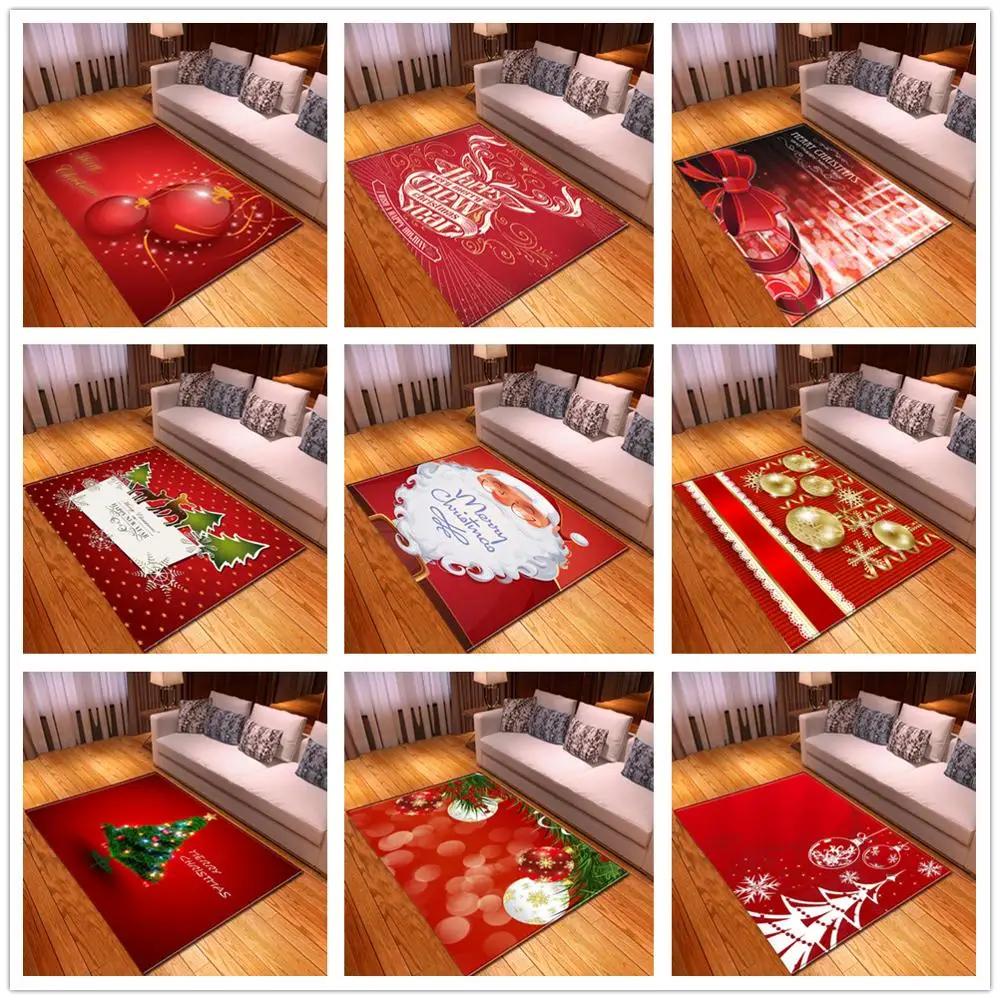 Рождественские вечерние коврики, модные Рождественские Елочные узоры, домашний декоративный коврик снеговики, елки, напольный коврик для ванной комнаты, обеденные ковры для комнаты