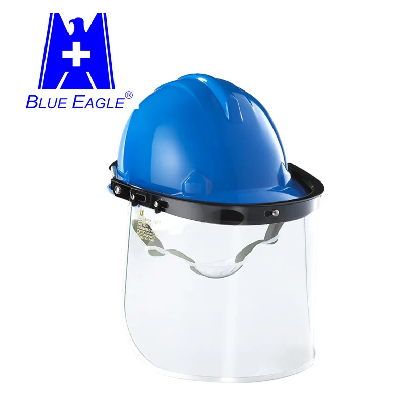 

Wholesale Blue Eagle with Safety Helmet-Anti-Shock Face Shield Anti-Shock Anti-fog Anti-Puncture Thermal Protection PC Protectiv