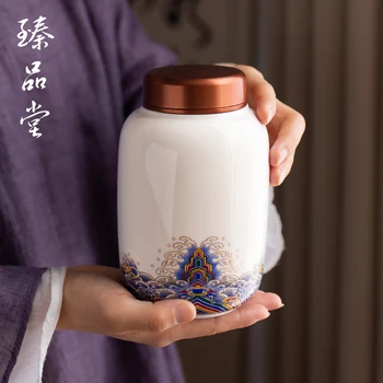 

Ceramic Jars Tea Box Storage Container Tea Storage Box Kitchen Canister Sets Kitchen Tea Packaging Tea Organizer Box Container