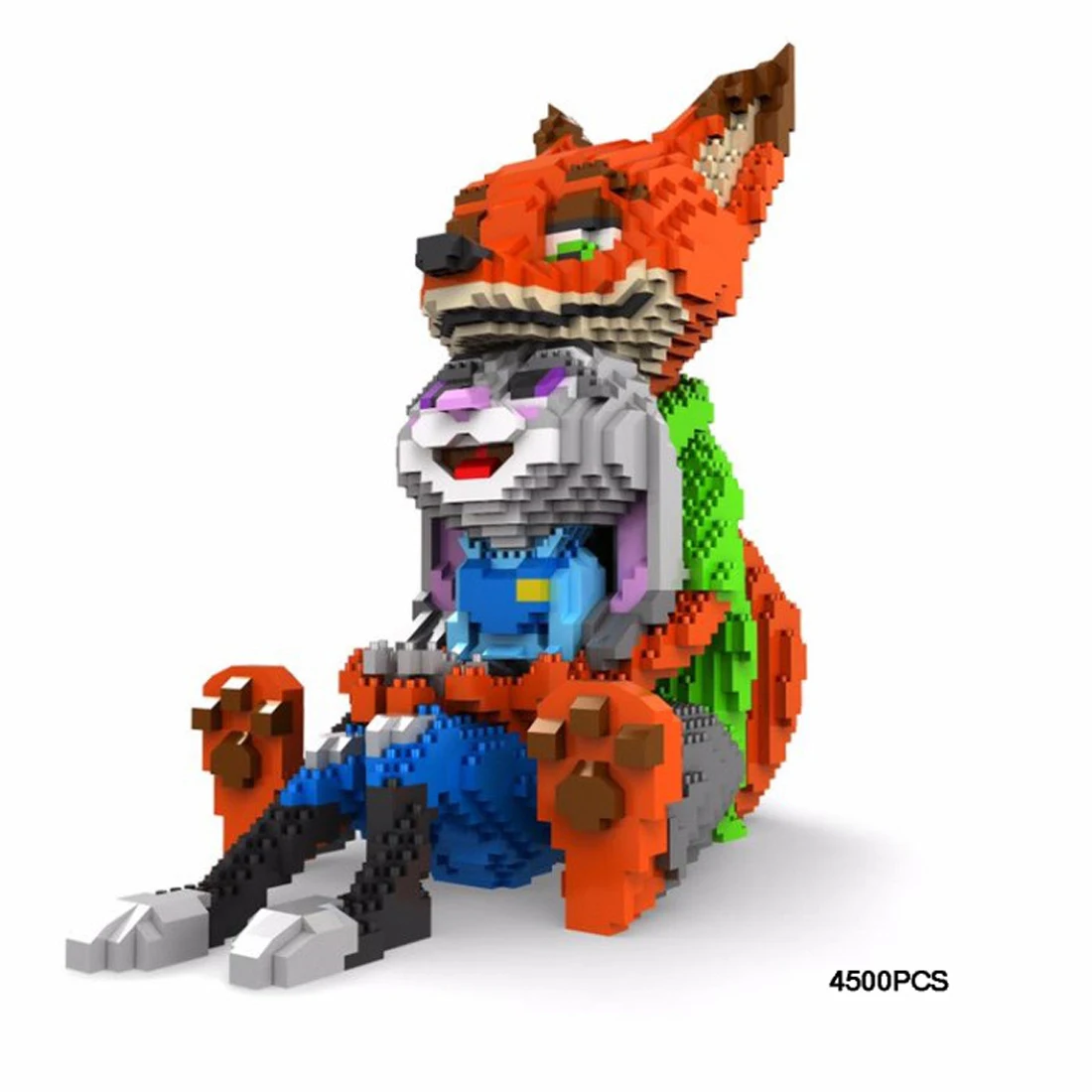 

hot LegoINGlys creators cartoon Zootopias nick fox judy rabbit Lovers micro diamond building blocks model nano bricks toys gift