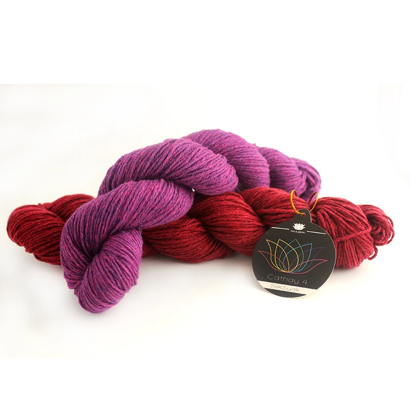 50g Hank Silk Tibetan Yak Yarn Soft Hand Knitting Crochet DIY Sweaters Shawls And Fashion Clothes Cathay 4 5