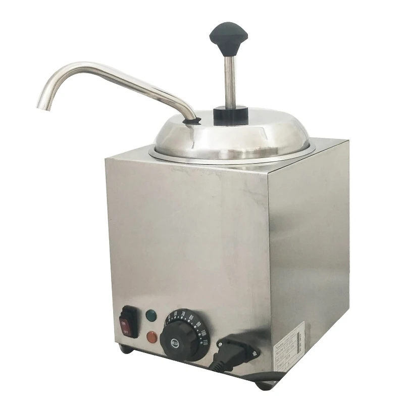 

Electric Bottles Sauce Melter Dispenser Commercial Hot Chocolate Cheese Jams Warmer Warming Machine