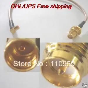 

DHL/EMS Hot 100 pcs RP SMA Female Nut MMCX Female Right Angle RG316 Jumper-A2