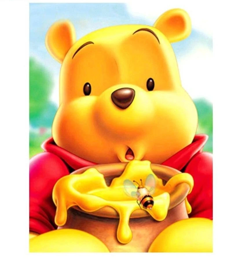 Disney Diamond Painting Cross Stitch "Cartoon winnie the pooh" 5D DIY Diamond Embroidery Full Square/round Rhinestone Of Picture 