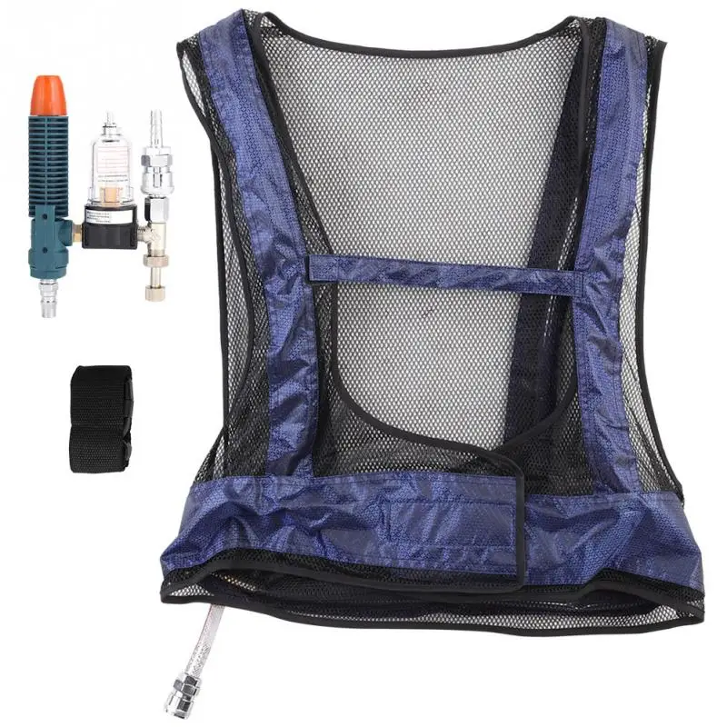 

Welding Steel Air Compressed Cooling Vest Tube Air Conditioner Waistcoat Specially For Cold Labor Protection Environments