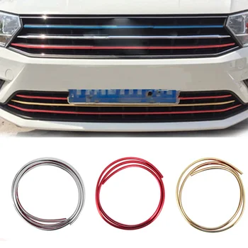 

1 Roll Grille Clips Collision Strips Car Chrome Protection Wheel Rim 1m/2m/4m