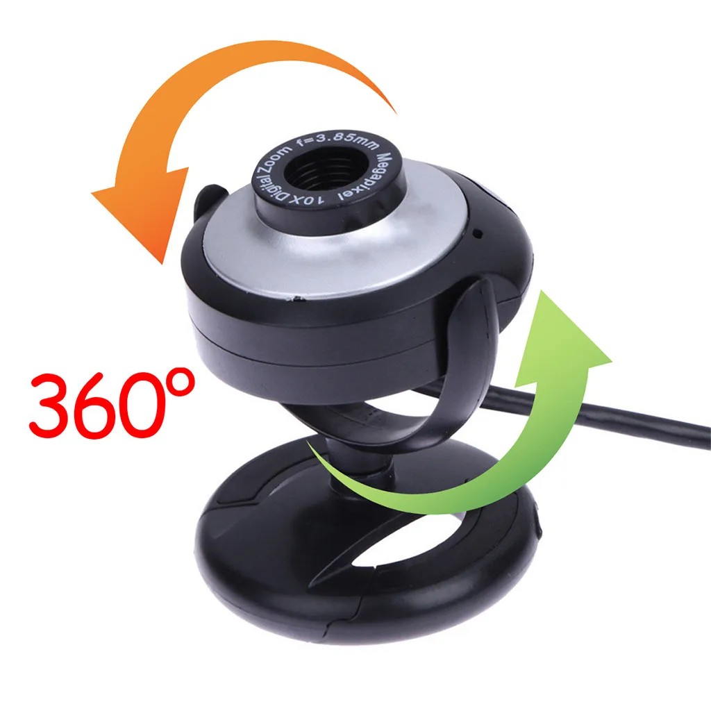 USB веб камера Широкоформатная HDWeb с микрофоном ночное видение для ПК ноутбука