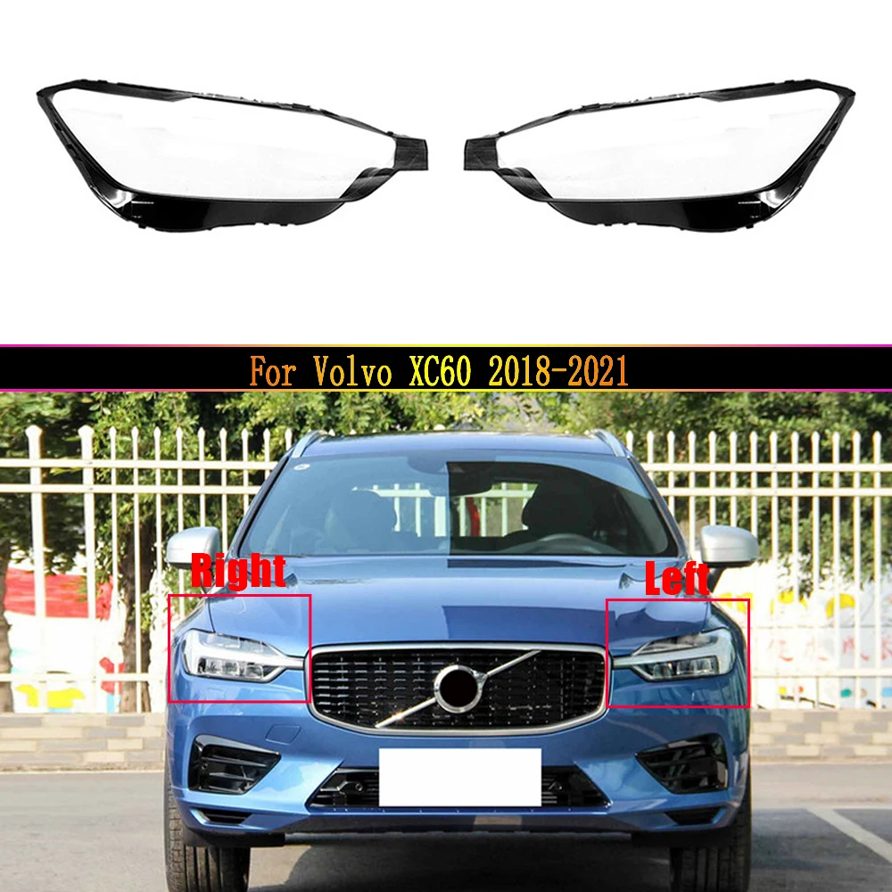

Headlight Cover For Volvo XC60 2018~2021 Car Headlamp Lens Replacement Auto Shell