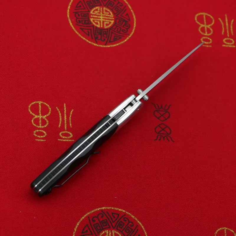 LOVOCOO Акция 581 D2 стальной алюминиевый G10 складной нож с ручкой для походов на открытом воздухе Карманные охотничьи кухонные ножи для выживания инструмент для повседневного использования