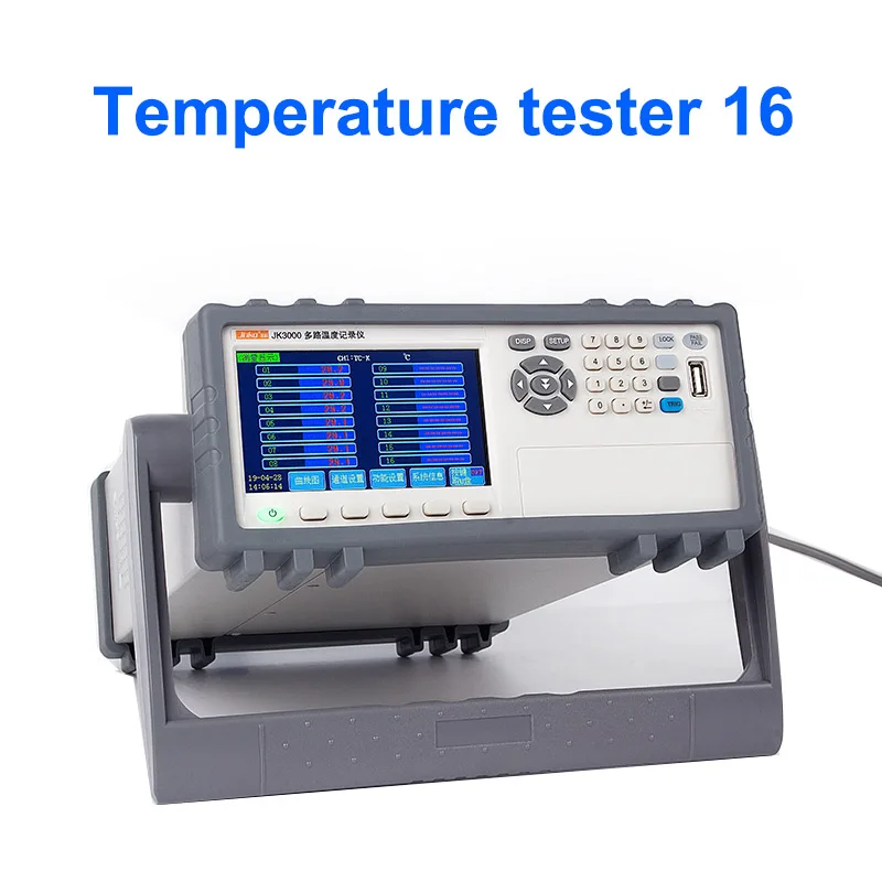 

16-Channel Multi-channel Thermometer Tester Thermometer Range -200C ~ 1800C Thermocouple K / T / J
