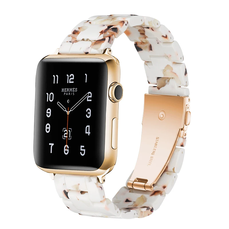 Браслет из смолы ремешок для наручных часов Apple Watch серии 1/2/3, 42 мм, 38 мм, версия браслет ремешок для наручных часов iwatch серии 4 5 40 мм 44 мм сменный ремешок для часов