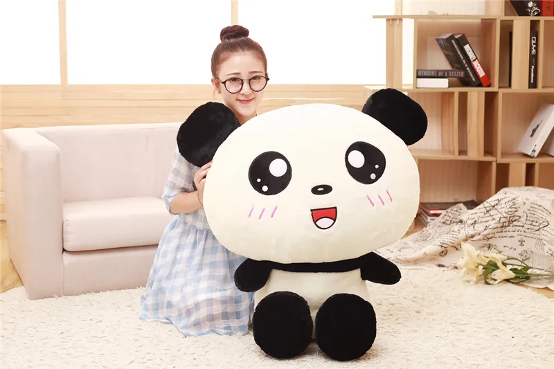 Милый ребенок большой гигантский медведь панда плюшевая кукла животные игрушка подушка мультфильм Kawaii куклы Подарки для девочек