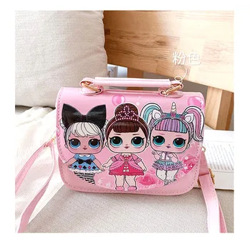 

LOL Surprise Doll Princess Girl Bag Crossbody Cute Kid Handbag Girl Oblique Cute Cartoon Fashion Shoulder Bag