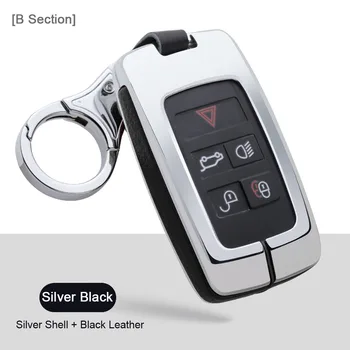 

Fits Perfect smart key ring 5 btn car key case For Land Rover Range Rover Sport Evoque Velar Discovery 5/Jaguar E-Pace 2018 2019