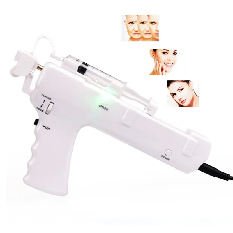 

25D Vanadium Tianium Crystal Injection Syringe no Needle Tubing Disposable Photon for Face Restoration Skin Care Water Meso Gun