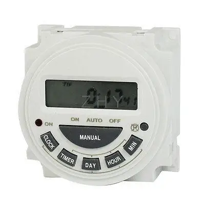 

CN304 AC 220V Digital LCD Power Weekly Programmable Timer Time Switch Relay
