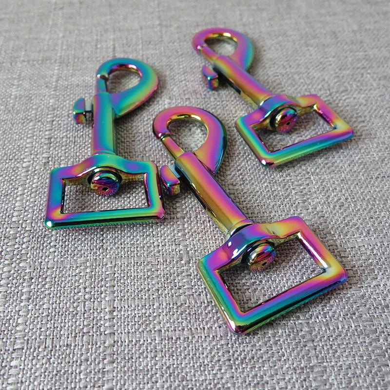 Rainbow Swivel Hooks clip Hooks Lobster Clasp Cat Dog DIY Traction