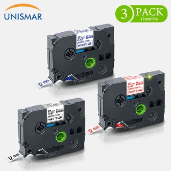 

3PK Mixed Set Fabric Iron-on Label TZe-FA231 TZe-FA3 TZe-FA3R Label Maker for Brother P-touch Printer PT-E100B Printer Ribbon