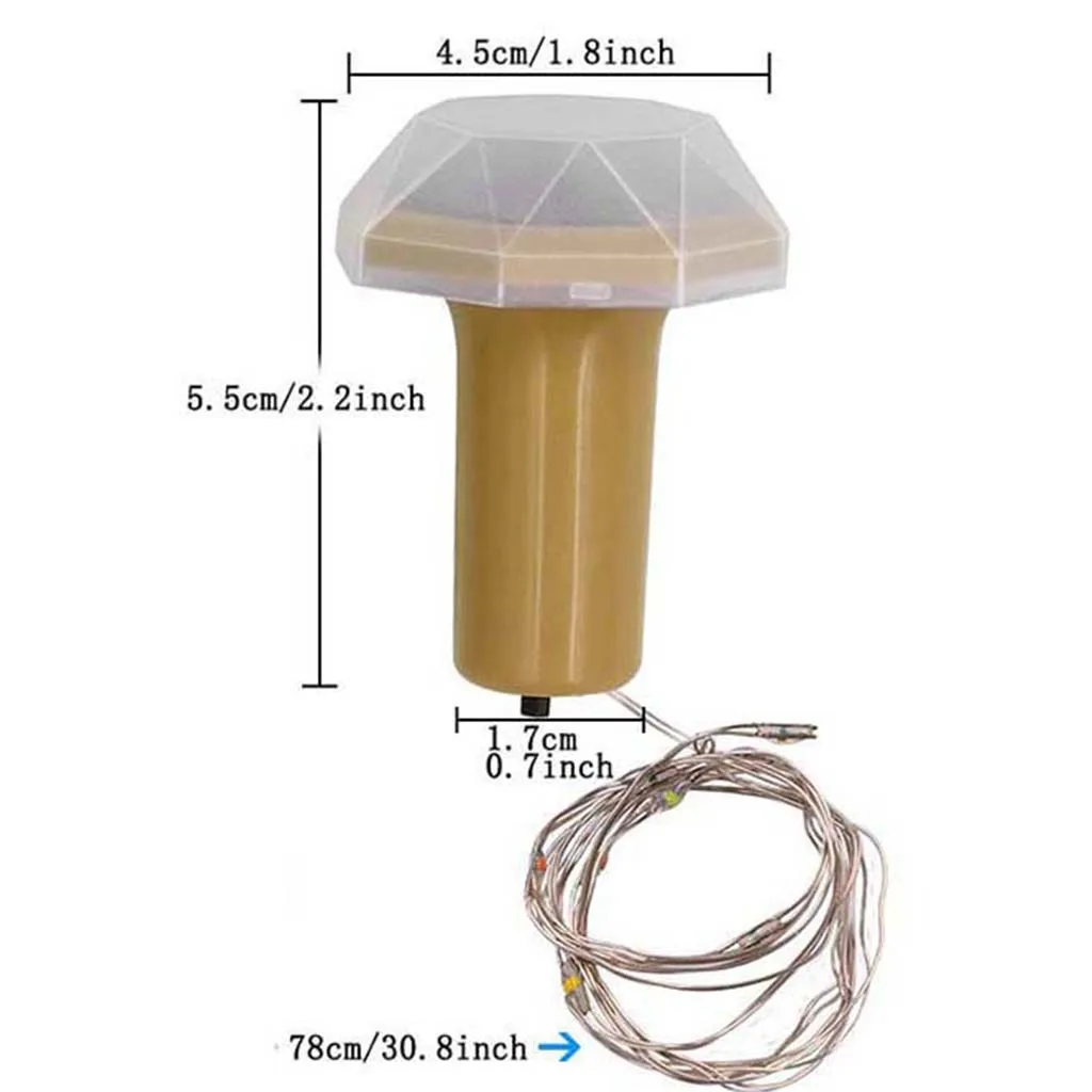 3 шт. Солнечная силовая бутылка, светодиодный светильник, светящийся в форме пробки, медный провод, красочные сказочные мини-гирлянды, вечерние, рождественские, праздничные