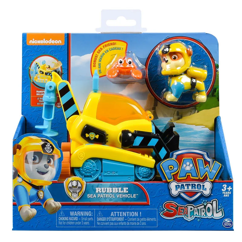 Skup Paw patrol zabawka dla psa zestaw puppy patrol ocean patrol samochód chase skye zuma figurka paw patrol marine łapa dla dzieci urodziny