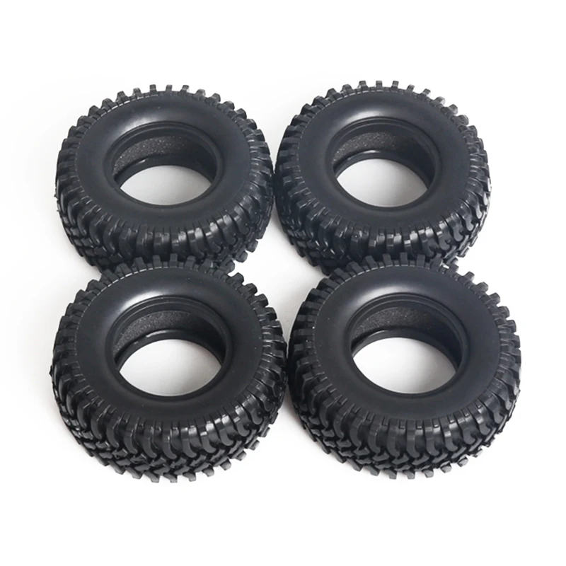 

Rim Tires SCX10 D90 CC01 Model car Vehicle Toys 4pcs set Hubs Exterior Wheel Rubber Useful