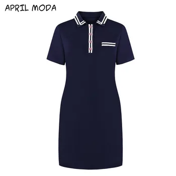 

2020 Hot Selling Polo Dress New Style 6XL Oversized Above Knee Mini Dresses Work Party Vestidos Big Size 5XL Female