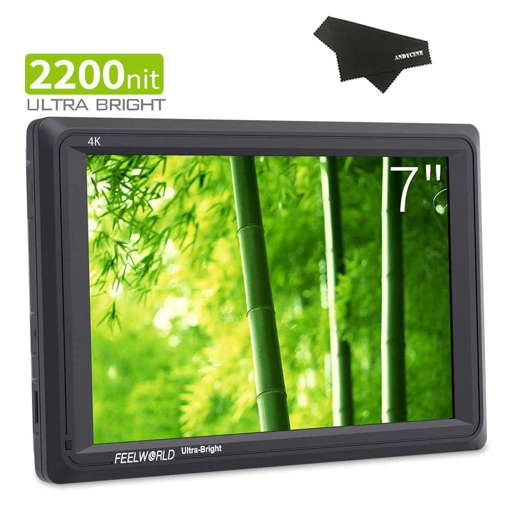 FEELWORLD FW279 камера полевой монитор 7 дюймов ультра яркий 2200nit дневной свет просмотра