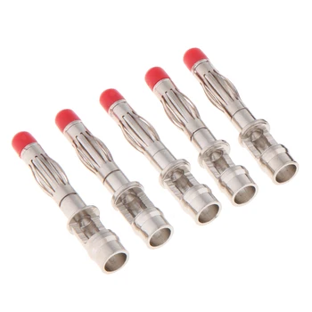

10 Set 4mm Banana Plug Test Probe Connectors With Insulated Shrouded Covers