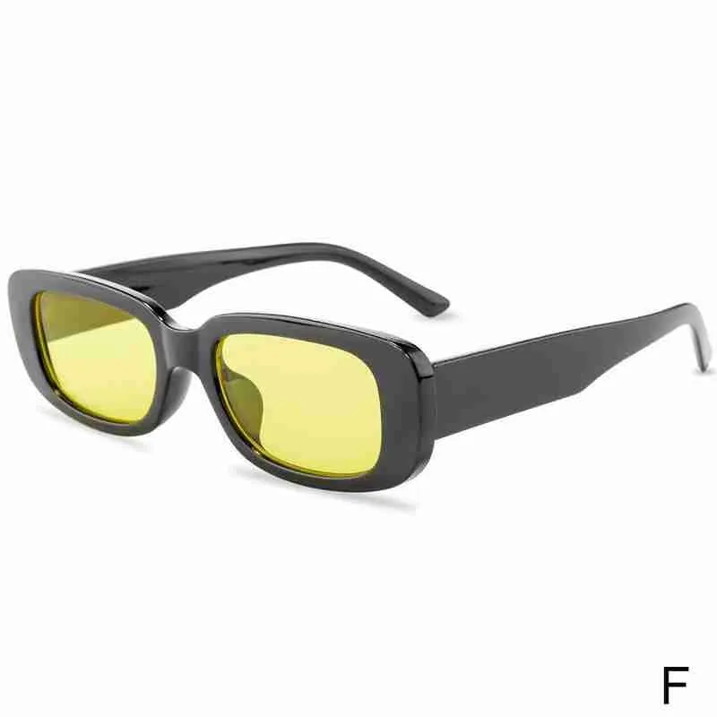Vintage Small Rectangle Sunglasses Designer Square Shades For Women_voghion.com