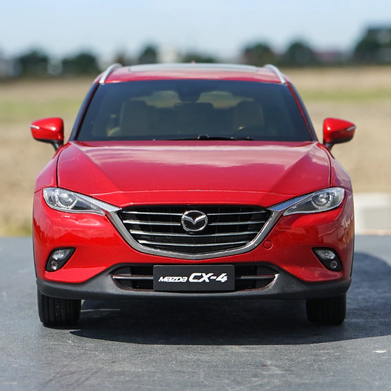 Авторизованный подлинный сплав 1/18 Mazda CX-4 красный литой классический автомобиль модель на Рождество/День рождения подарок, коллекция