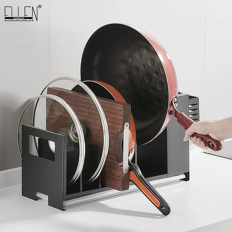 ELLEN Multifunction Kitchen Storage Cabinet Tableware Storage Combination Knives Holder Pot Holder EL606