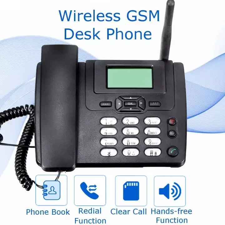 Gsm Sim Card Desktop Wireless Phone 