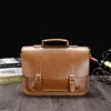 Business office Men Briefcase Designer Brand Leather Tote male Large capacity Laptop Shoulder bags women Vintage Travel Handbag ► Photo 2/6