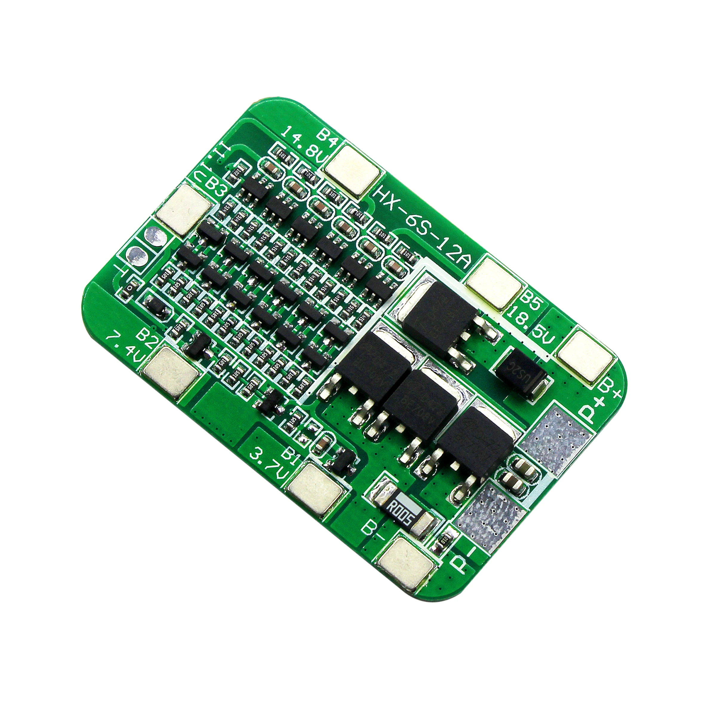 6S 15A 24V PCB BMS Защитная плата для 6 упаковок 18650 литий ионная литиевая батарея модуль