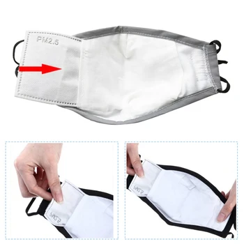 

5 Layers Filter Face Mask Face Mask Filter Activated Carbon Breathing Filters Adult