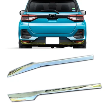 

for Toyota Raize A200A 210A 2019 2020 ABS Rear Boot Trunk Lid Molding Trim 2PCS Chrome Car Exterior Accessories