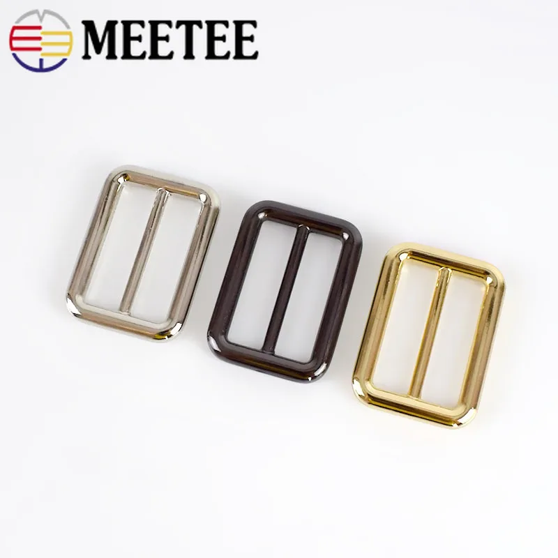 4/10 шт Meetee 20/26/32/38/50 мм Tri Glide слайдер Регулировка металлических пряжек для рюкзака