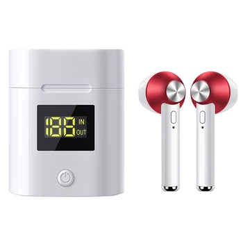 

D019 Bluetooth 5.0 Earphone HD Stereo Wireless Earphones Sport Bass Headset With Led Power Display Charger Case For All Phone