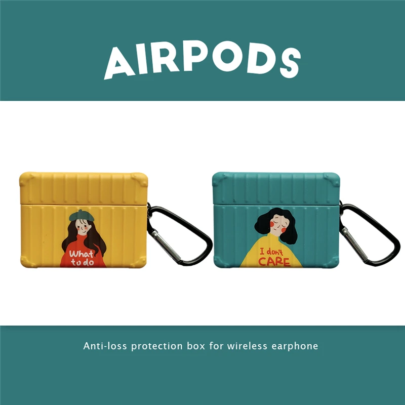 Супер Симпатичный чехол для девочек Apple Airpods 1/2/pro беспроводной Bluetooth гарнитуры