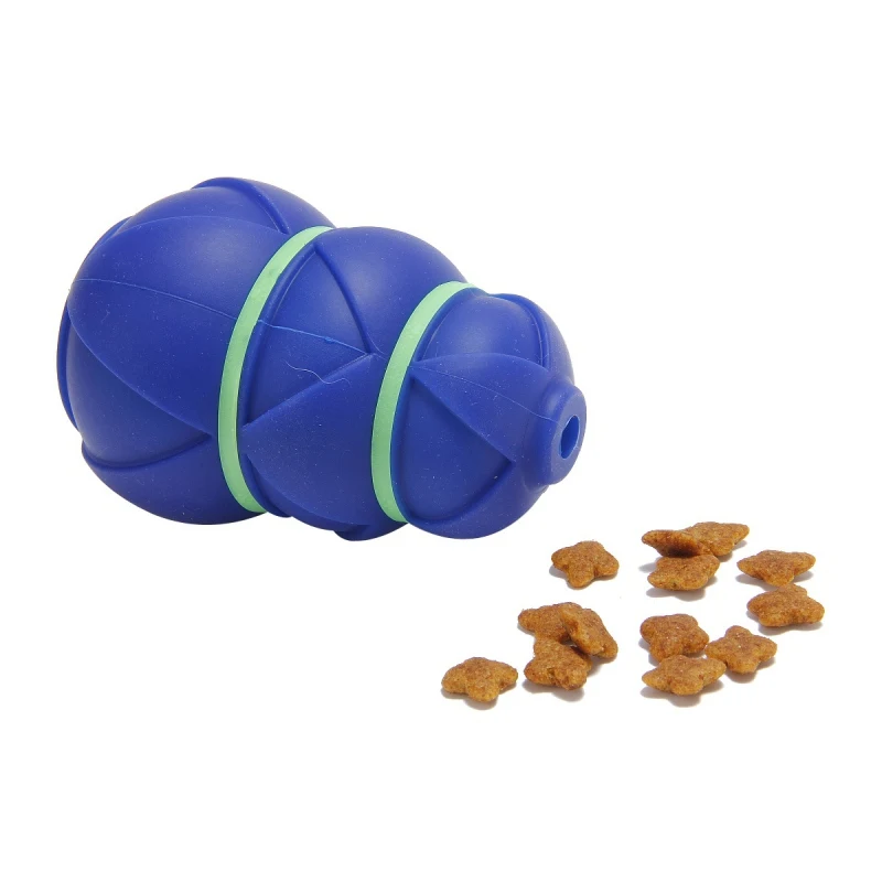 Утечка еда мяч скрытие закуска ПЭТ тренировка IQ жевательная игрушка собака Интерактивная головоломка игрушка утечка питомец еда играть шарики для жевания диспенсер