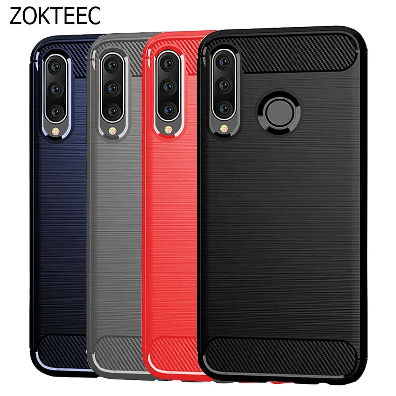 Силиконовый ТПУ чехол из углеродного волокна Мягкий силиконовый для Xiaomi redmi Note 7
